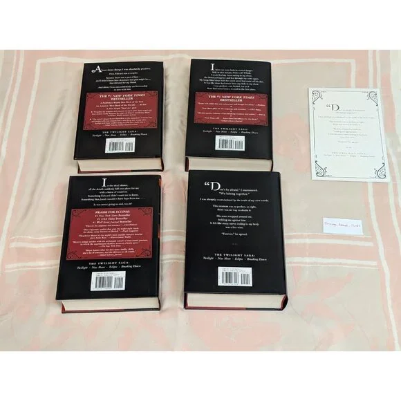 Signed The Twilight Saga Collection by Stephenie Meyer First Edition 1st Print - Picture 10 of 12